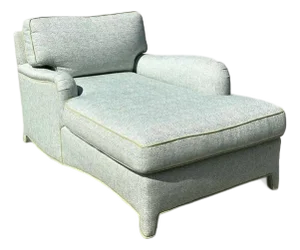 Vintage Contrast Welt Chaise Lounge