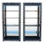 Pair of Late 20th Century Art Deco Revival Fossil Stone & Glass Lighted Display Cabinets by Pulaski For Sale