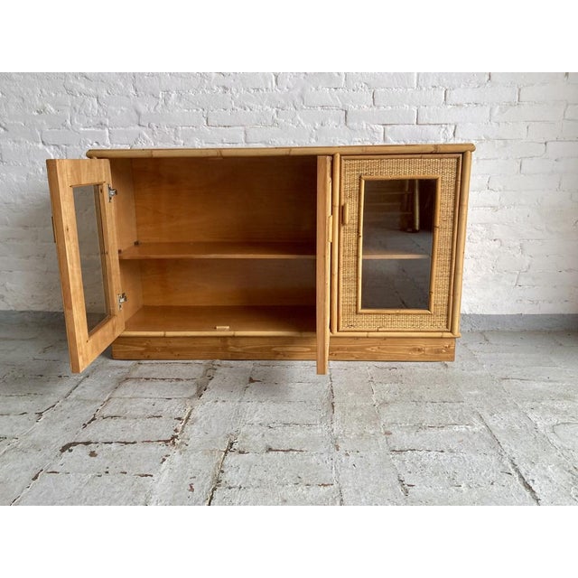 Rattan Sideboard, Italy, 1970s For Sale - Image 9 of 16