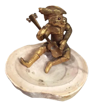 Bronze Monkey Dish