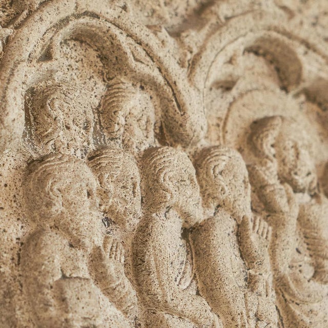 1940s Bas-Relief of Jesus and the 12 Disciples in Stone, 1940s For Sale - Image 5 of 15