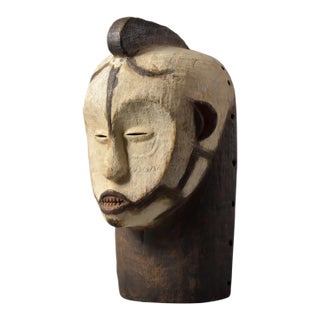 Early 20th Century Fang Mask Ngil Society Guinea For Sale