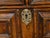 English 1810s George III Period Geometric Front Oak Chest with Five Drawers For Sale - Image 4 of 12