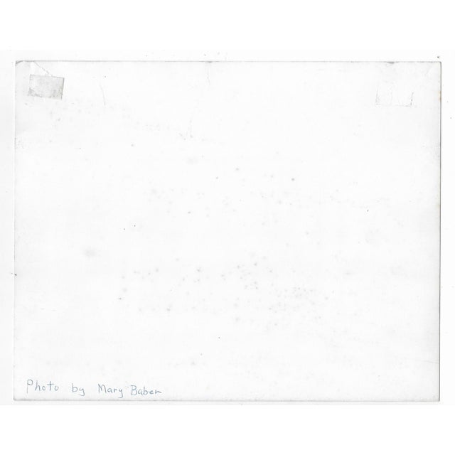 Black and white photograph of the leading Chicago Imagist artist Roger Brown (1941-1997) by photographer Mary Baber. Baber...