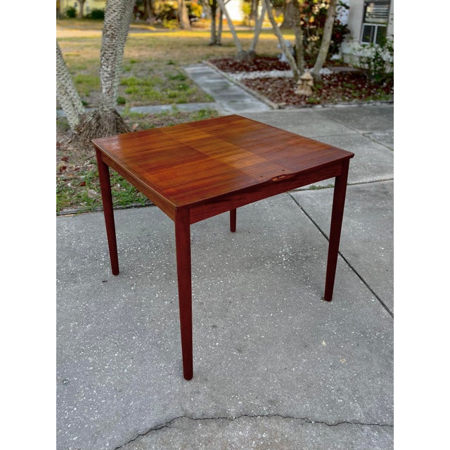 Hundevad Extending Game or Dining Table With Reversible Tabletop Leaf