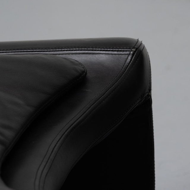 Set of P60 Chair and Ottoman by Vittorio Introini for Saporiti Italia, 1970s For Sale - Image 17 of 18