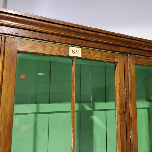 Matching Pair of Antique Glazed Display Cabinets | Circa 1860 For Sale - Image 12 of 18