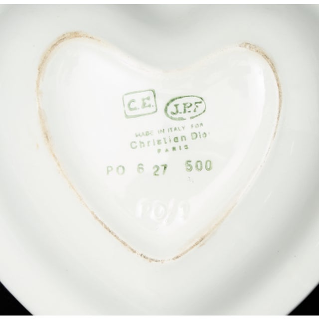 Blue Earthenware Trinket Dish from Christian Dior, 1980s For Sale - Image 4 of 5