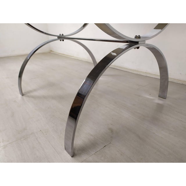 Vintage Glass Chrome Office Desk, 1970s For Sale - Image 13 of 18