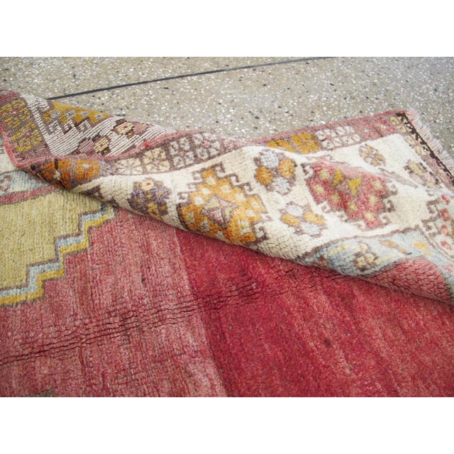 Textile Galerie Shabab Collection Mid-20th Century Turkish Anatolian Throw Rug For Sale - Image 7 of 7