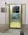 Vintage Laquered Faux Goatskin and Glass Vitrine Cabinets, Pair For Sale - Image 10 of 10