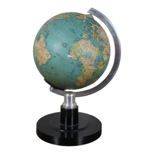 1980 Romanian Political Geographic Terrestrial World Globe Lamp Light