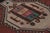 1950s Mid Century Brown Black Kilim Vintage Tribal Flat Weave Rug For Sale - Image 5 of 8
