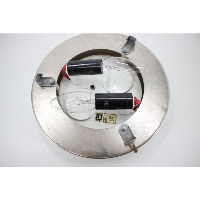 Metal Mid-Century Wall Lamp from Pokrok ŽIlina, 1970s For Sale - Image 7 of 12