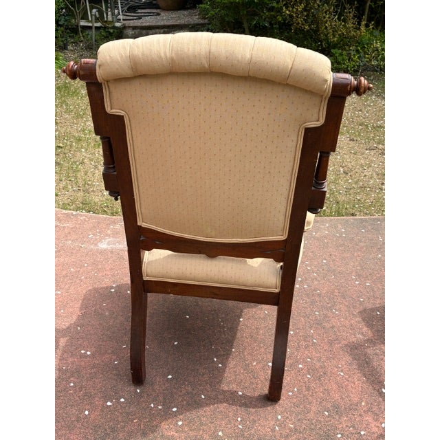 1900 - 1909 Antique Eastlake Chair For Sale - Image 5 of 5