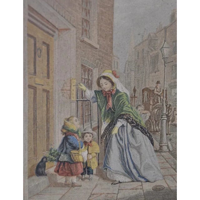 Early 20th Century European Hand Colored Prints - A Pair For Sale - Image 4 of 6