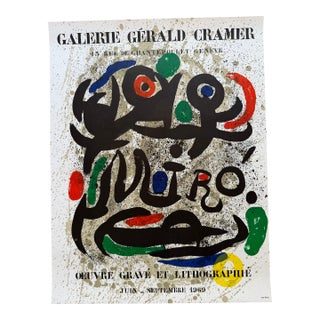 Joan Miró (1893–1983), Oeuvre Gravé Et Lithographie, Galerie Gérald Cramer For Sale