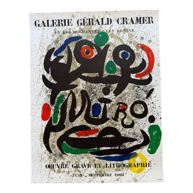 Joan Miró (1893–1983), Oeuvre Gravé Et Lithographie, Galerie Gérald Cramer For Sale