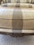 Green Harden Berger French Louis XVI Style Marquise Silk Plaid Arm Chair & Ottoman For Sale - Image 8 of 10