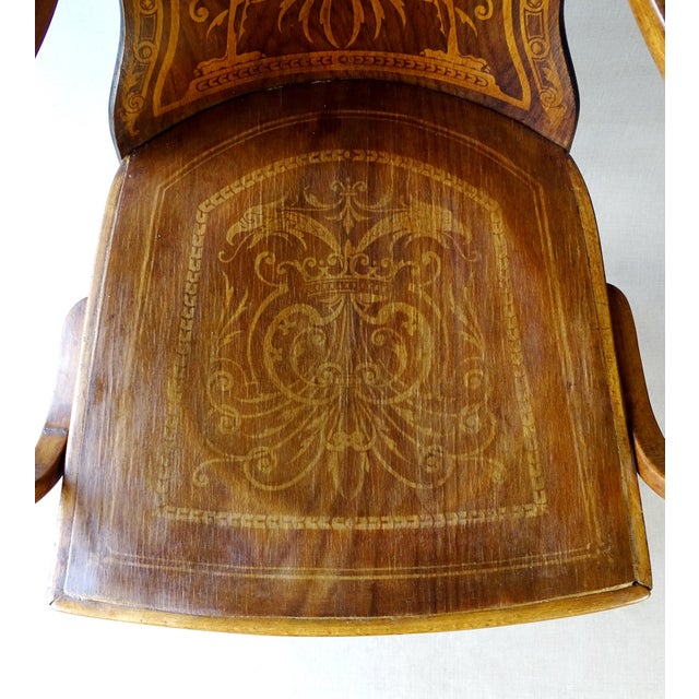 Art Nouveau Armchair from Jacob & Josef Kohn, 1900 For Sale - Image 3 of 14