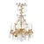 Antique French Gilt Chandelier with Crystals For Sale - Image 12 of 12