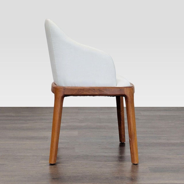 White Set of Six Rove Concepts Aubrey Dining Chairs For Sale - Image 8 of 13