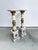 Antique French Empire Bronze Ormolu White Marble Pedestals - A Pair For Sale - Image 10 of 10