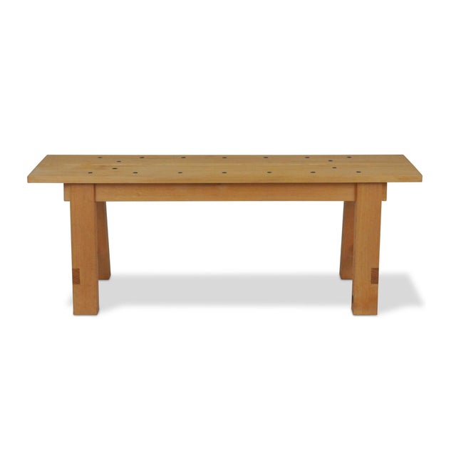 Plank Dining Bench For Sale - Image 4 of 4
