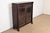 R. J. Horner & Co. R. J. Horner Style Antique American Empire Carved Mahogany Leaded Glass Front Double Bookcase Cabinet, Circa 1890s For Sale - Image 4 of 11