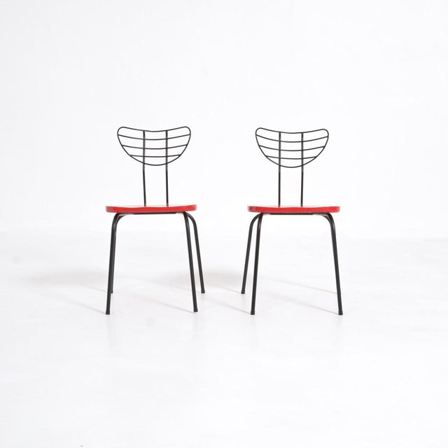 Red Radar Chair attributed to Willy van der Meeren For Sale - Image 3 of 16