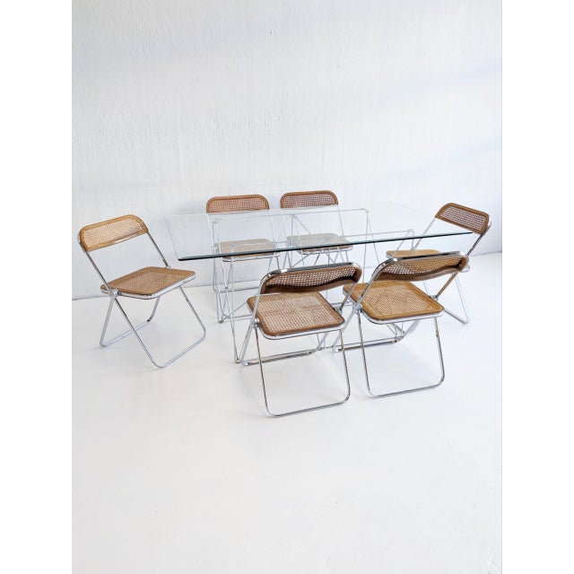 Plia Folding Chairs by Giancarlo Piretti for Anonyma Castelli, 1970s, Set of 6 For Sale - Image 6 of 15