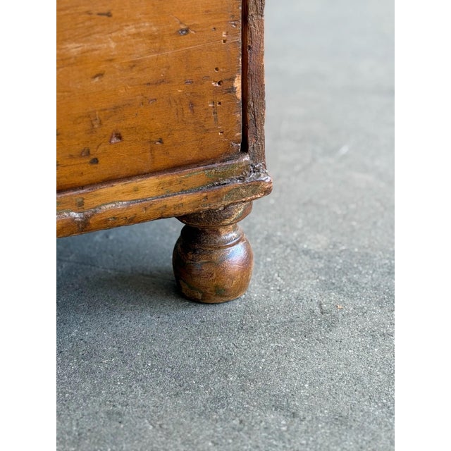 Vintage Patinated Wood Chest of Drawers For Sale - Image 4 of 12