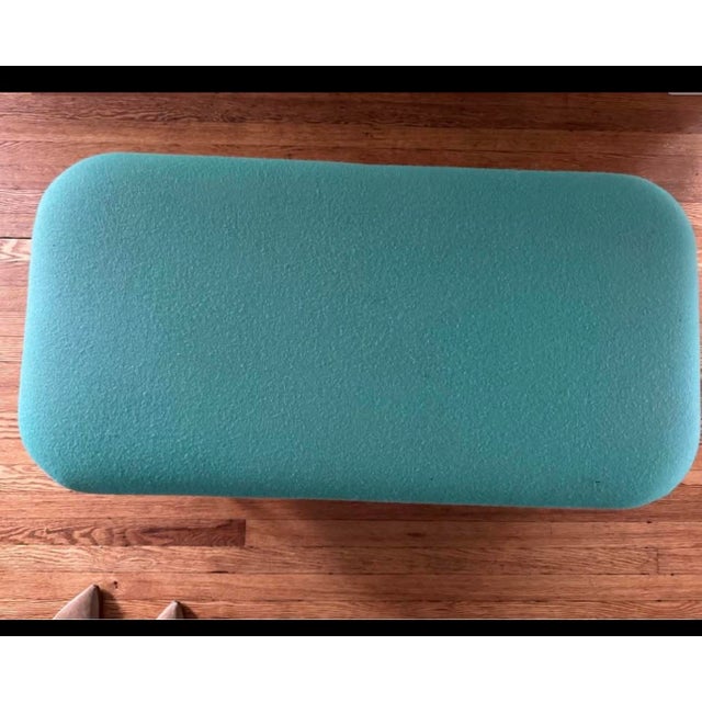 Mid-Century Modern Allermuir Mozaik Low Stool Ottoman For Sale - Image 3 of 4