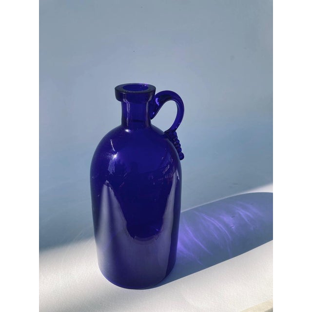 Vintage Italian Murano Glass Vase by Vittorio Zecchin For Sale - Image 4 of 18