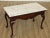 High Quality Antique Late 19th Century Solid Mahogany Base Table with Marble Top
