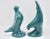 Art Deco Vintage Art Deco Italian Ceramic Bird Bookend Sculptures For Sale - Image 3 of 9