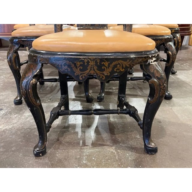 19th Century English Chinoiserie Side Chairs For Sale - Image 5 of 5