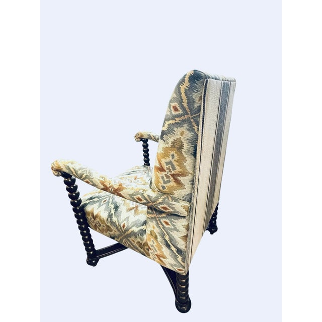 Vintage Spanish Colonial Revival/Monterrey Style Armchair For Sale In Greensboro - Image 6 of 12