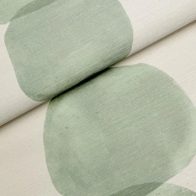 Schumacher Schumacher X Backdrop Hyperion Sisal Wallpaper In Soft Green For Sale - Image 4 of 4