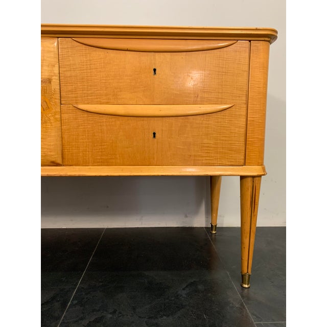 1950s Maple Wood Dresser, 1950s For Sale - Image 5 of 11
