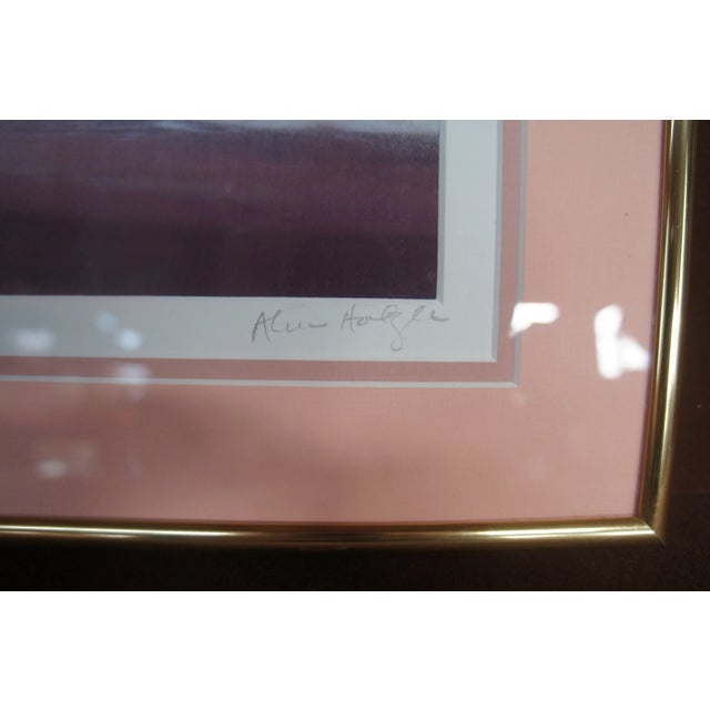 Purple Vintage Alan Hoelzle Waves Crashing Nantucket Nauset Beach Seascape Print For Sale - Image 8 of 13