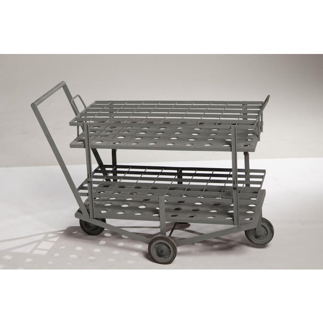 1970s Vintage French Industrial Bottle Trolley, 1970s For Sale - Image 5 of 17