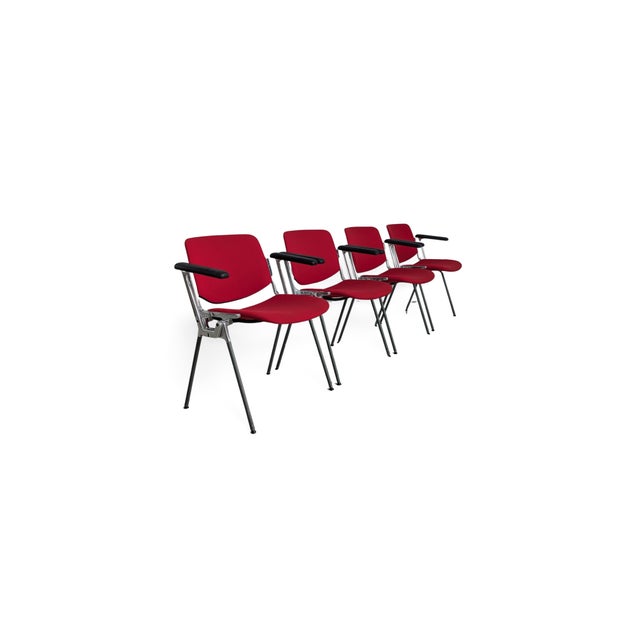 Chairs by Giancarlo Piretti for Castelli, Set of 4 For Sale - Image 4 of 13