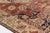 Orange 1960s Muted Terracotta & Navy Medallion Turkish Rug For Sale - Image 8 of 10