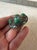 Early 20th Century Vintage Chinese Brooch Features Enamel and Sterling Silver Filigree Work Set With Jade For Sale - Image 5 of 5