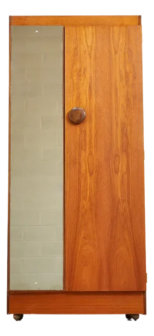 1960s Mid Century Teak Armoire by Elliots of Newbury, Attributed