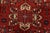 Textile Karajeh Runner 3’7” X 10’3” Red Wool Vintage Tribal Hand-Knotted Oriental Rug For Sale - Image 7 of 14