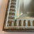 White White Gold Embossed Wood Mirror For Sale - Image 8 of 10