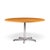 Mid 20th Century Arne Jacobsen Style Mid Century Teak Top Dining Table For Sale - Image 5 of 7