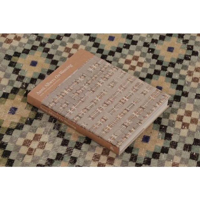 Vintage Distressed Rug With Diamond Mosaic and Geometric Borders - Rug & Kilim For Sale - Image 9 of 10